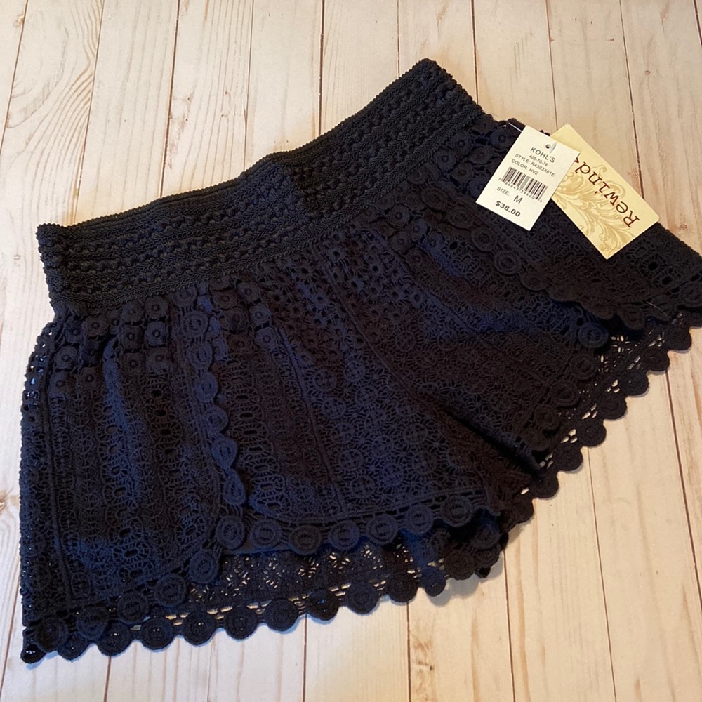 Rewind Lace Shorts NWT